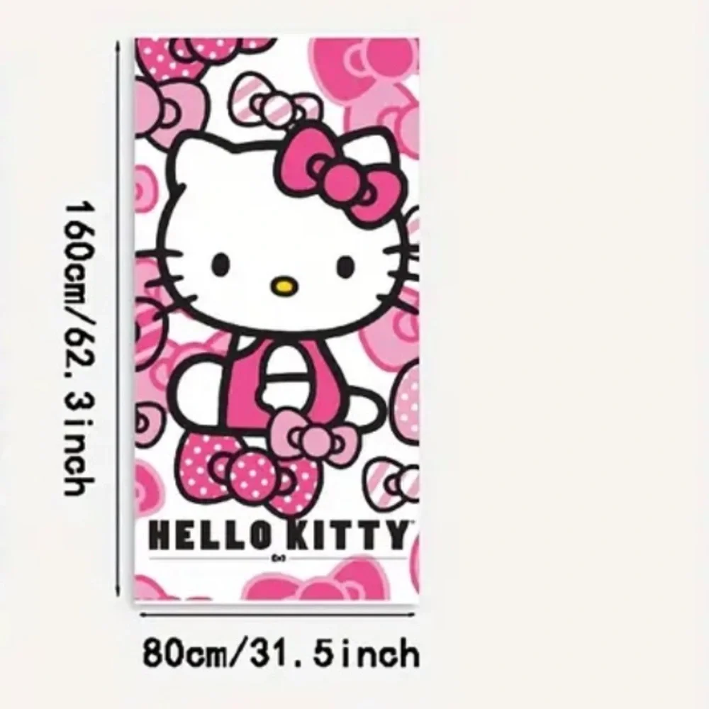 Hello Kitty Beach Towel-Pink